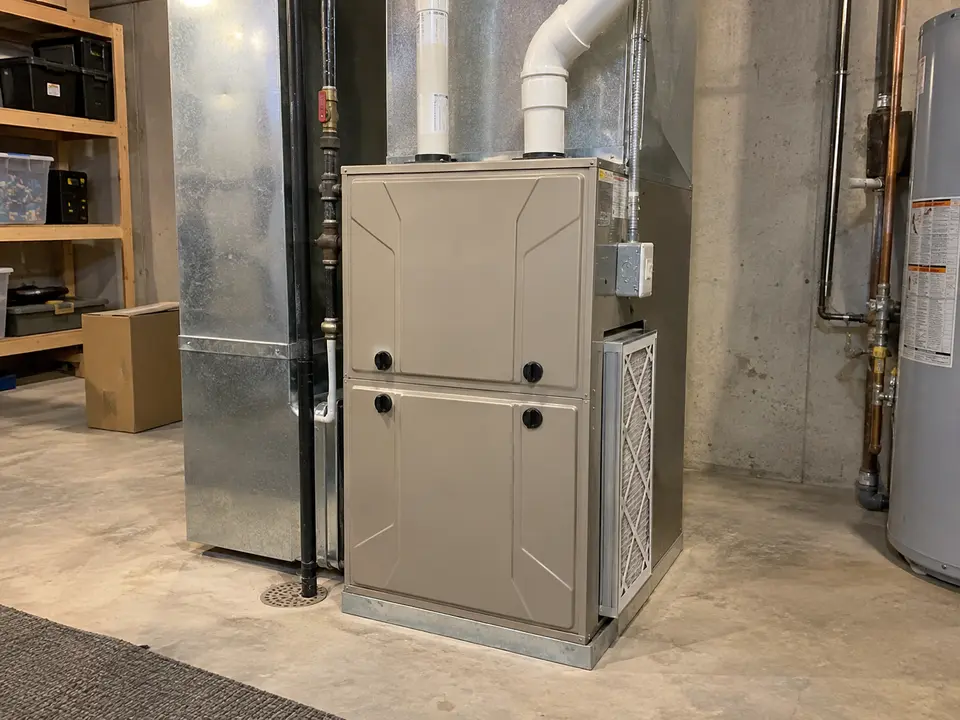 Sample photo of a home furnace